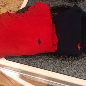 Two boys cotton polo shirts